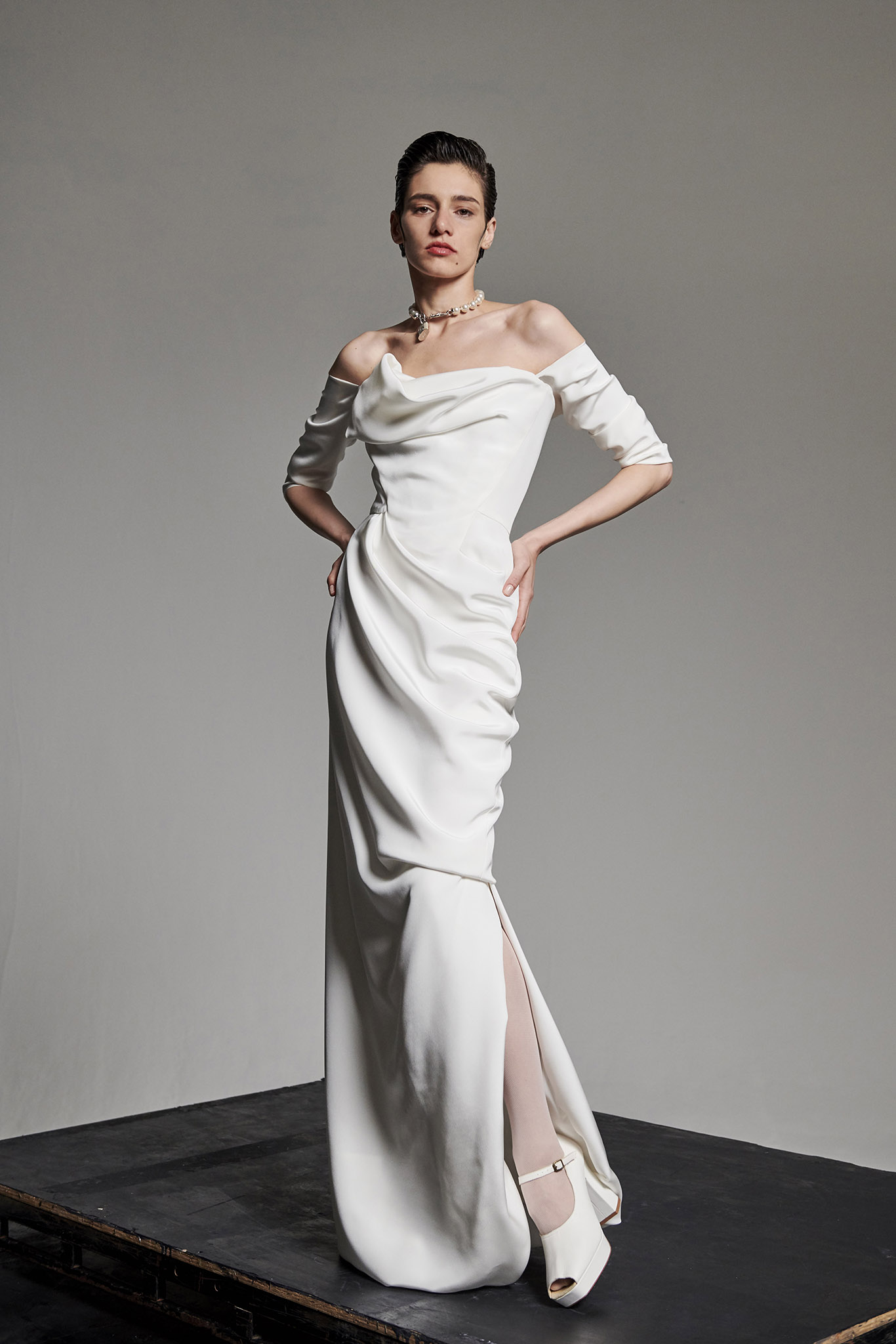 Vivienne Westwood Delicate Drape wedding dress Browns Bride