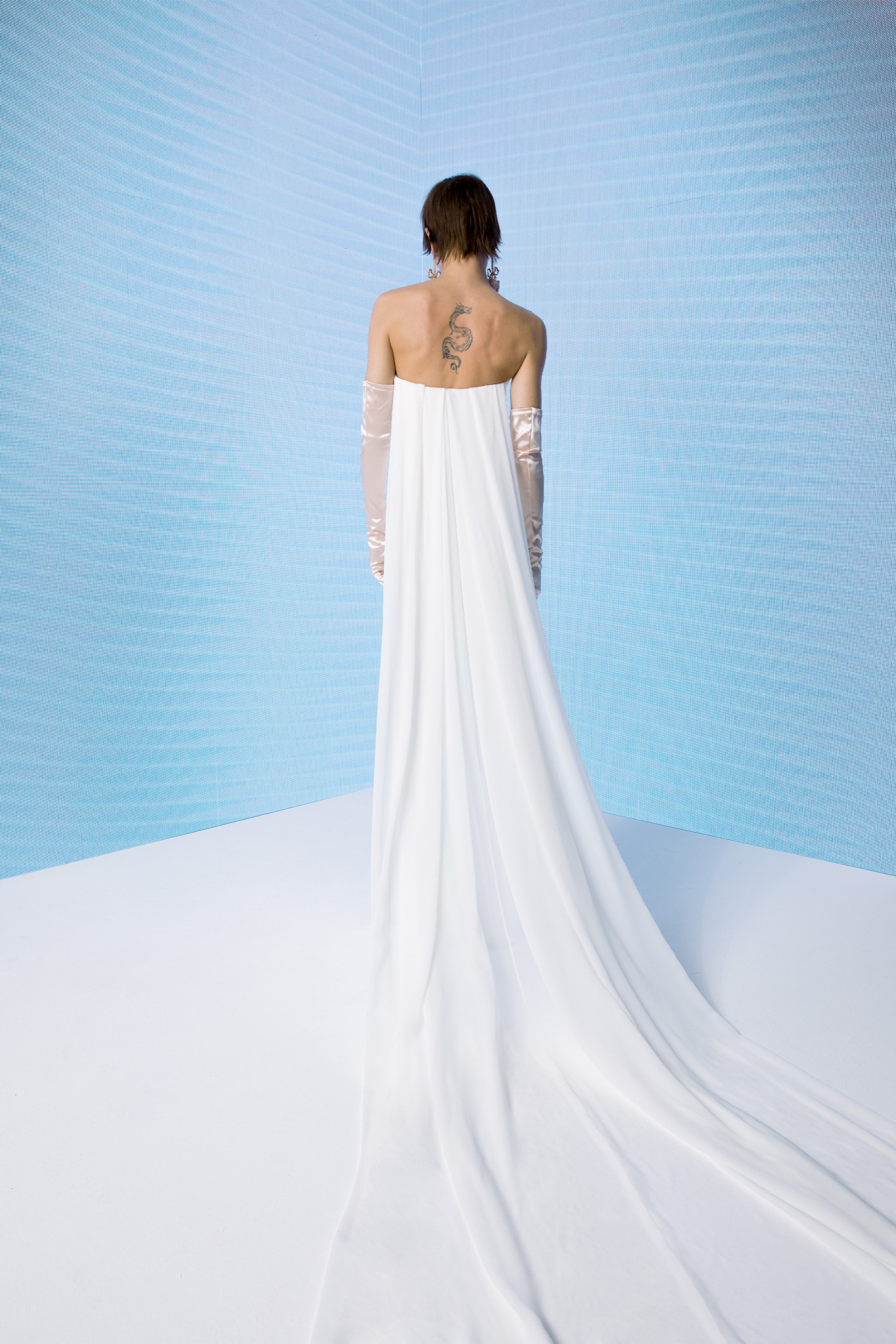 Vivienne Westwood Galaxy Cape Wedding Dress - Browns Bride